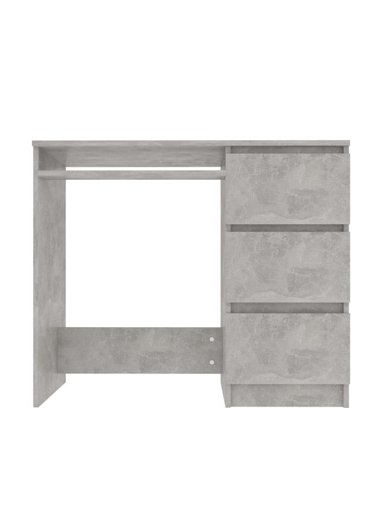 Birou Din Lemn Gri 90x45x76cm