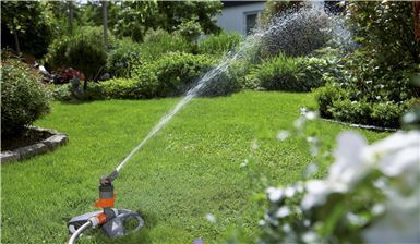 Gardena Comfort Irrigation Nozzle with Maximum Throw Angle 360°