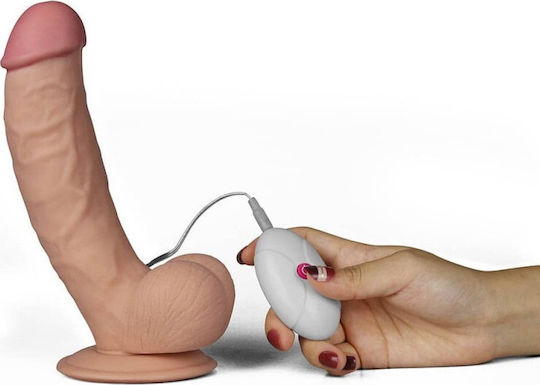 Lovetoy The Ultra Soft Dude Realistisch Vibrator 21.5cm Flesh