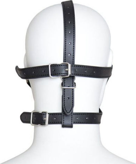 Rimba Total Head Harness Restraint Mască BDSM în Culoare Negru