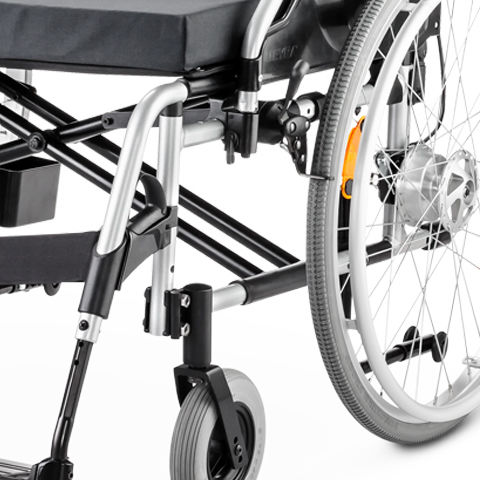 Meyra Eurochair 2.850 XXL Инвалидна количка Сгъваемо Тип светлина 58см 2.850