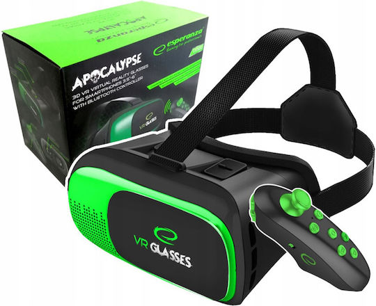 Esperanza EGV300R Apocalypse VR-Headset für Mobilgeräte von 3.5" bis 6" mit Gamepad