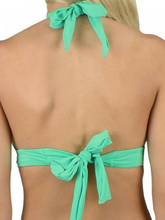 Bluepoint Padded Bikini Bra Green