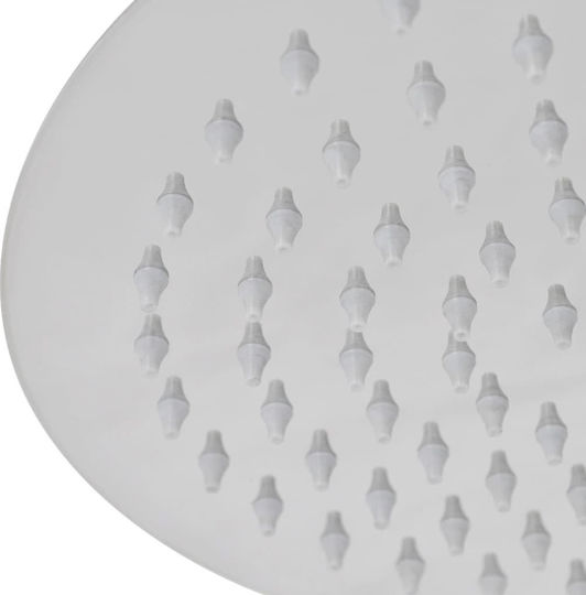 vidaXL Στρογγυλή Κεφαλή Ντουζ 40cm Inox