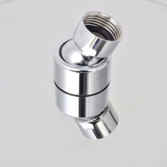 vidaXL Platz Duschkopf 50x50cm Inox