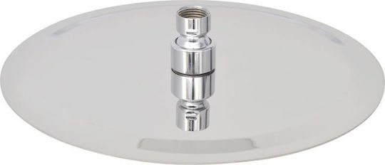 vidaXL Στρογγυλή Κεφαλή Ντουζ 25cm Inox