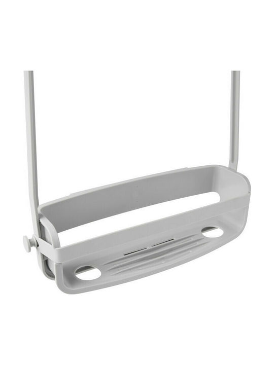 Umbra Flex Caddy Wall Mounted Bathroom Shelf Plastic with 2 Shelves 31.8x9.5x64.8cm Grey Gray