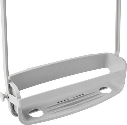 Umbra Flex Caddy Стенен Рафт за баня Пластмасен с 2 рафта 31.8x9.5x64.8см Сив Сив