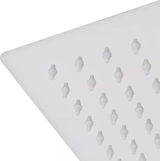 vidaXL Правоъгълници Капаче за душ 40x30см Inox