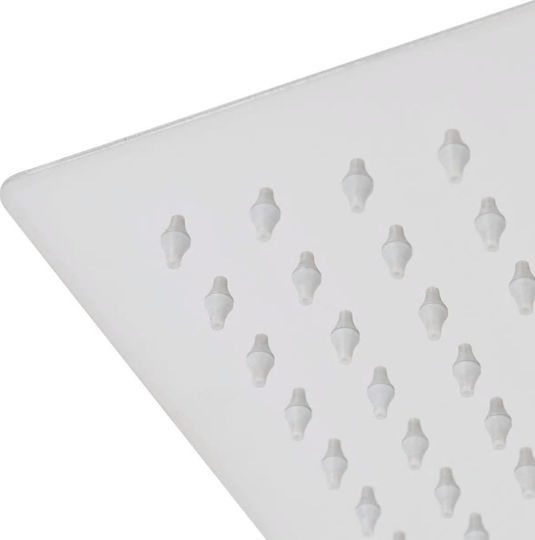 vidaXL Square Showerhead 30x30cm Inox