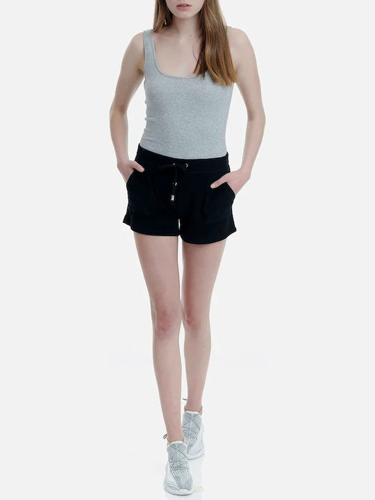 Women's Terry Sporty Shorts Black