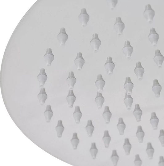 vidaXL Στρογγυλή Κεφαλή Ντουζ 20cm Inox