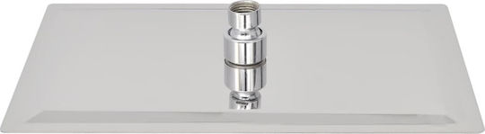 vidaXL Rechteckig Duschkopf 30x20cm Inox