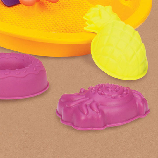 B.Toys 28778 Σετ Κουβαδάκι Παραλίας με Αξεσουάρ Πορτοκαλί