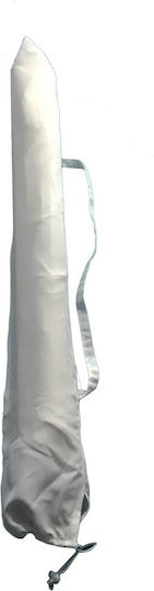 Ankor Beach Umbrella Diameter 2m with Air Duct White
