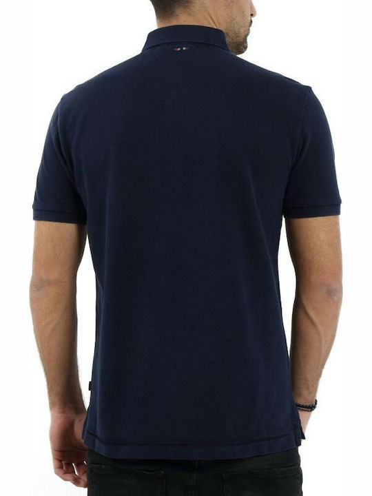 Napapijri Elbas 3 Men's Short Sleeve Blouse Polo Navy