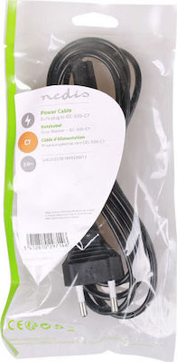 Nedis Euro - IEC C7 Kabel 2m Schwarz (PCGP11040BK20)