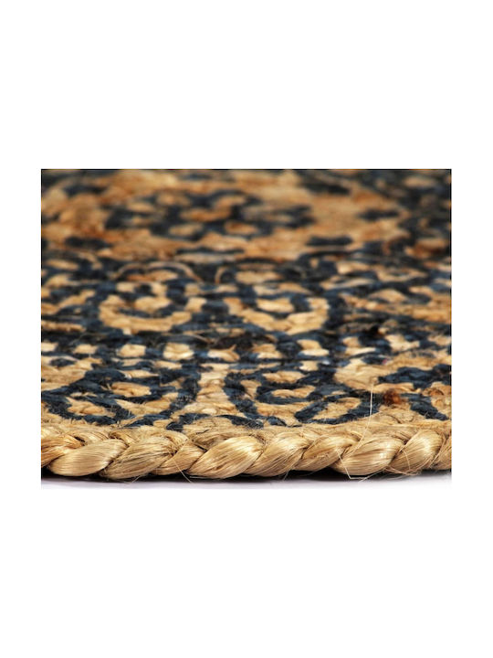 vidaXL Round Wicker Placemats Beige 38cm 4pcs