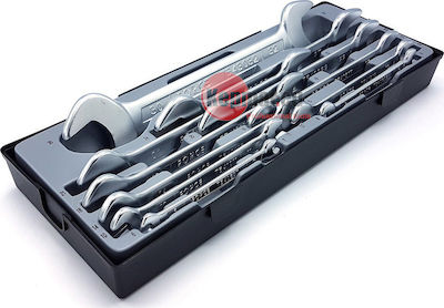 Force Set 11 German Wrenches with Socket Size 7-32mm