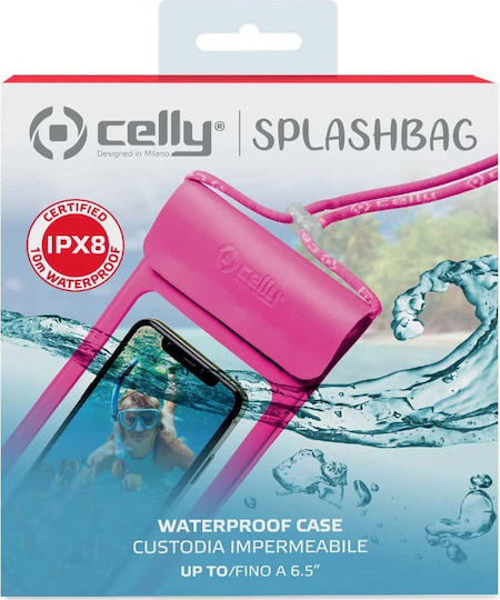 Celly Waterproof Waterproof up to 6.5" Pink