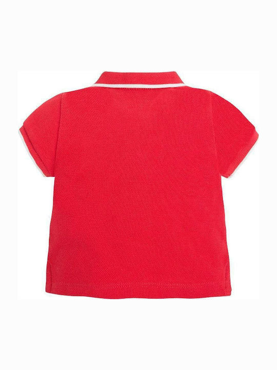 Mayoral Kids Polo Short Sleeve Red