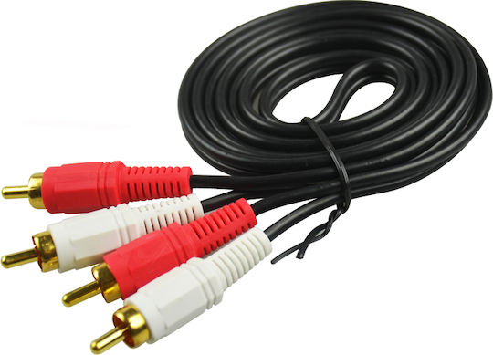 Cablexpert Cable RCA male - RCA male 5m CCA-2R2R-5M