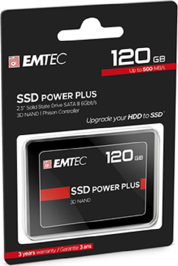 Emtec X150 SSD 120GB Тип 2.5'' С Връзка SATA III ECSSD120GX150
