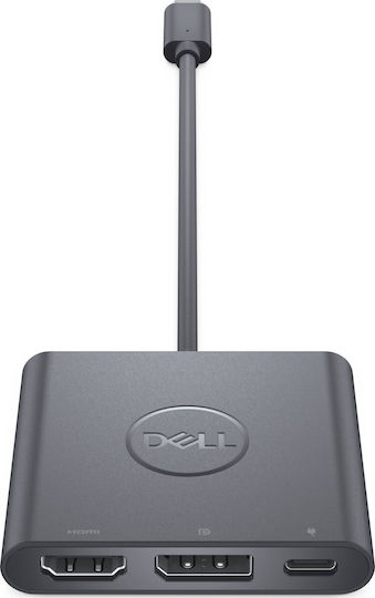 Dell 470-AEGY USB-C Docking Station with 4K PD Gray