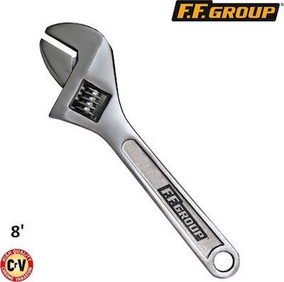 F.F. Group French Wrench with Adjustable Opening 25mm 200mm