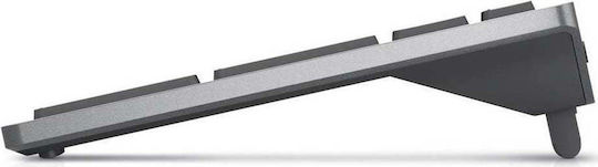Dell KM7120W Ασύρματο Bluetooth Σετ Πληκτρολόγιο & Ποντίκι Ελληνικό Ασημί