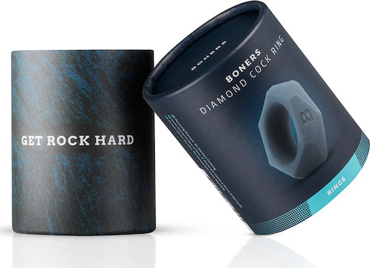 Boners Cock Diamond Ring Grey
