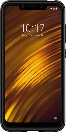 Spigen Rugged Armor Back Cover Σιλικόνης Μαύρο (Poco F2 Pro)