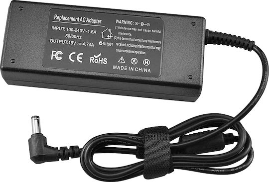 Lamtech Φορτιστής Laptop 90W 19V 4.74A για Acer χωρίς Καλώδιο Τροφοδοσίας