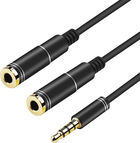Cablexpert Converter 3.5mm male to 3.5mm 2x female 1pcs