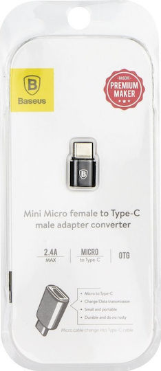 Baseus Konverter USB-C männlich zu Micro-USB weiblich 1Stück CAMOTG-01