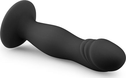 Easytoys Silicone Suction Cup Анално дилдо Силикон Черен 15см