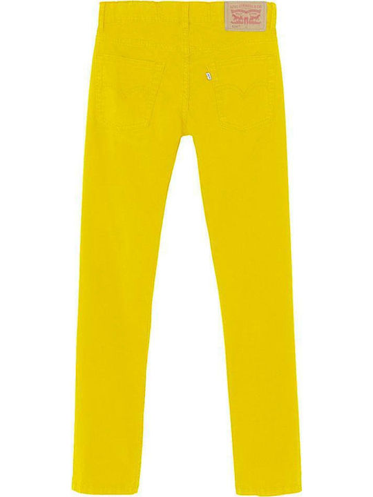 Levi's Kids Fabric Trousers Yellow 510 Pant