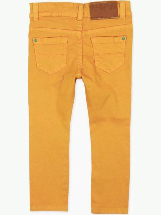 Boboli Kids Fabric Trousers Yellow