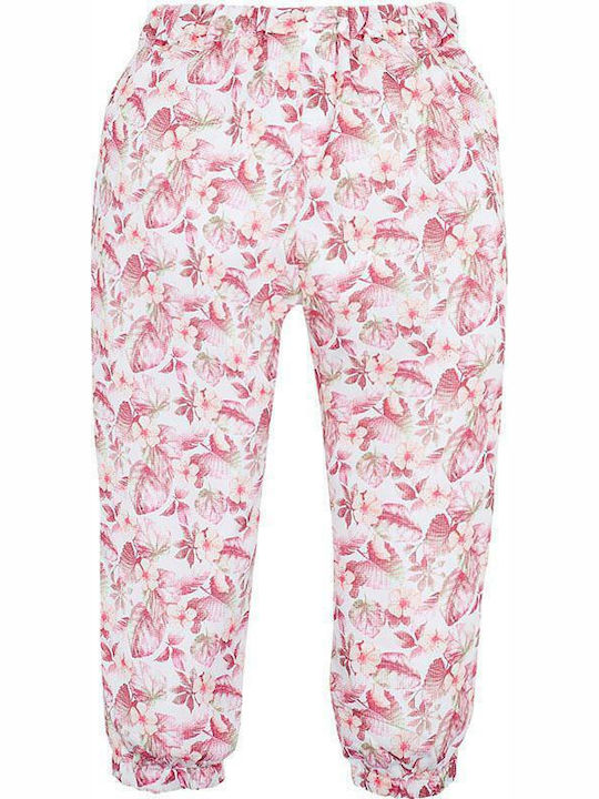 Mayoral Kids Fabric Trousers Pink