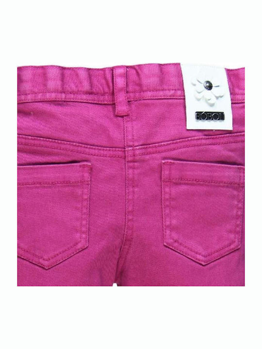Boboli Kids' Fuchsia Jeans Trousers