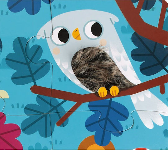Kids Puzzle Tactile Forest Animals for 2+ Years 20pcs Janod