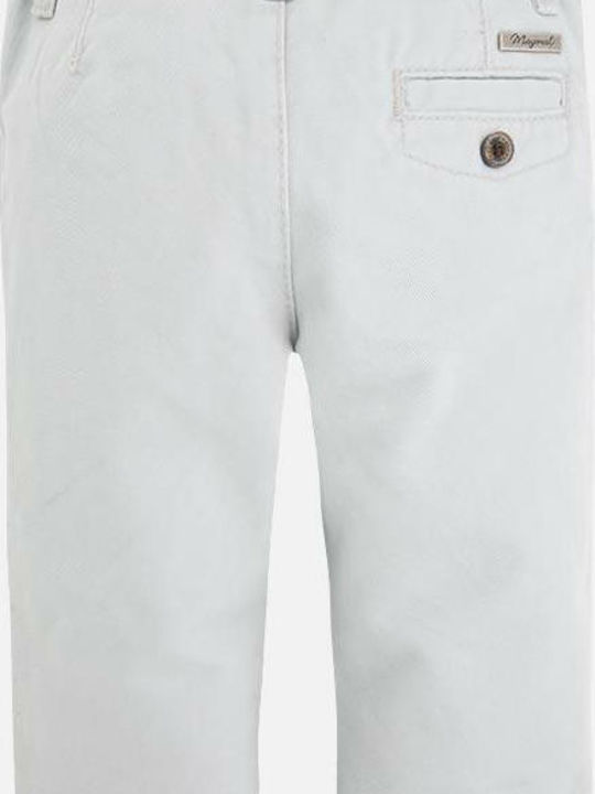 Mayoral Kids Fabric Trousers Gray