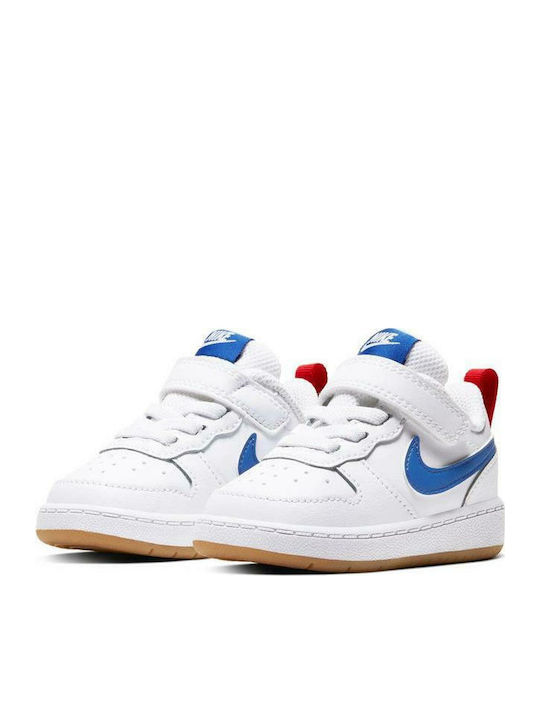 Nike Borough Low 2 TDV Court Kids Basketball Shoes White