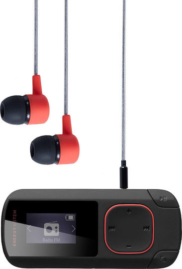 Energy Sistem MP3 Clip Bluetooth MP3 Player (8GB) με Οθόνη LCD 0.8" Μαύρο