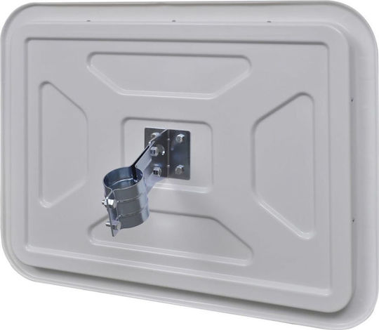vidaXL Traffic Mirror 60cm Made of Plastic in White Colour