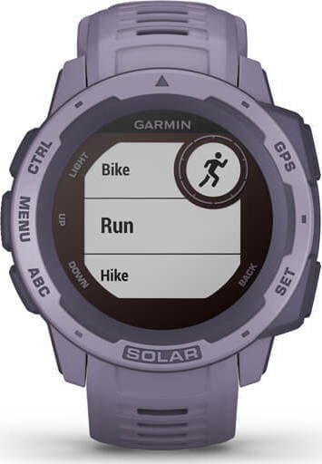 Garmin Instinct Solar 45mm Waterproof Smartwatch with Heart Rate Monitor (Orchid)