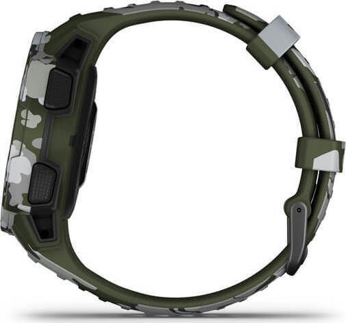 Garmin Instinct Solar 45mm Αδιάβροχο Smartwatch με Παλμογράφο (Lichen Camo)