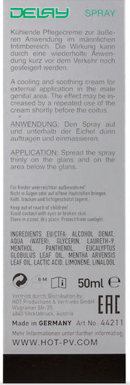 HOT Rhino Long Power Delay Επιβραδυντικό για Άνδρες σε Spray 50ml