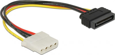 DeLock 15-Pin Sata - 4-Pin Molex Cable 0.2m Multicolour (60136)