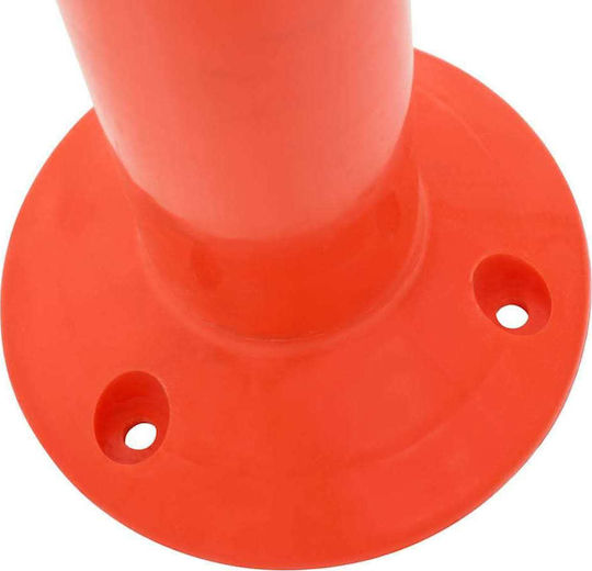 vidaXL Plastic Traffic Columns Orange H75cm 5pcs
